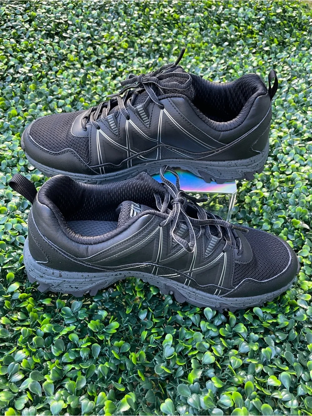Fila Men's Black Trail Walking Shoes - Lightweight Comfort